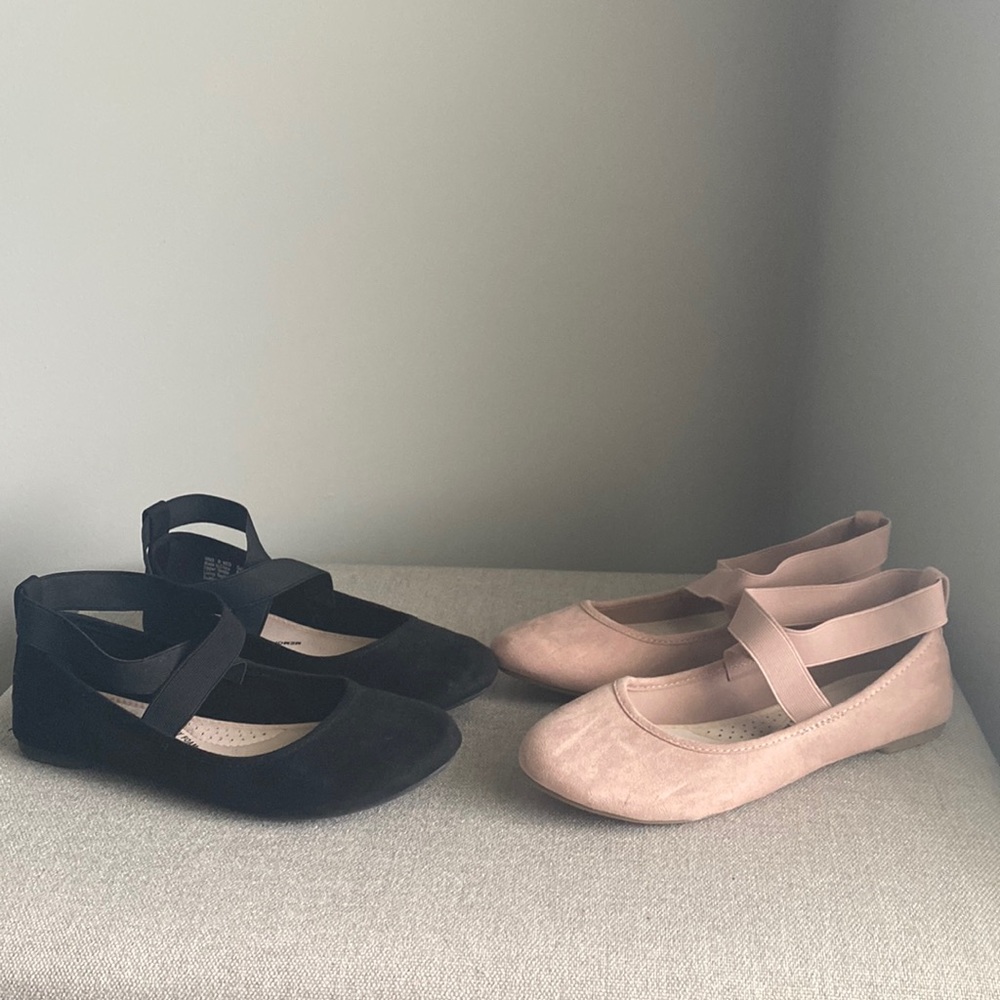 BUNDLE So Memory Foam, Ankle Wrap Ballet Flats